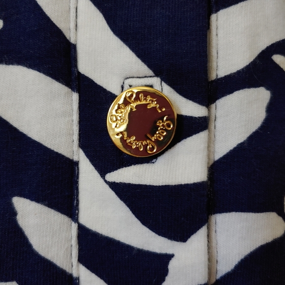 EUC Lilly Pulitzer Navy Dress - Picture 4 of 8